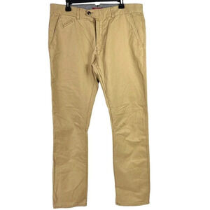 Jeremiah Mens Jeans Tan Denim 100% Cotton Pants Size 36 x 33.5"